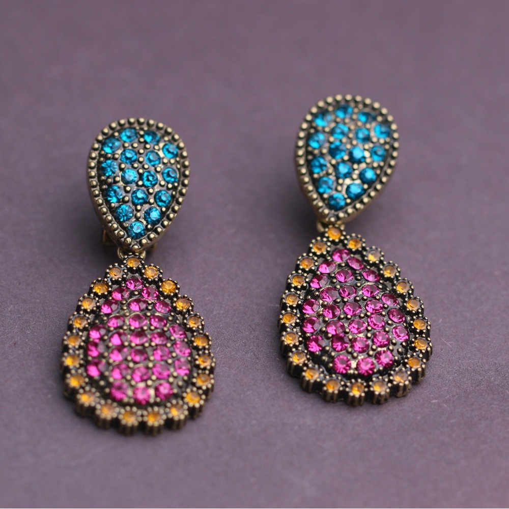 Heidi Daus Crystal Drop Earrings